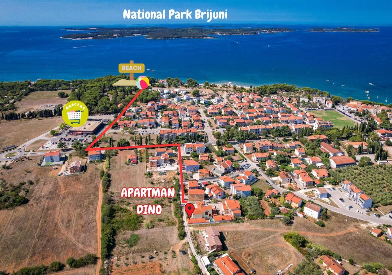 Apartman Dino Fažana Zewnętrze zdjęcie
